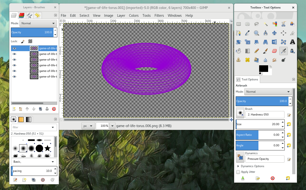 gimp move layer to center of image