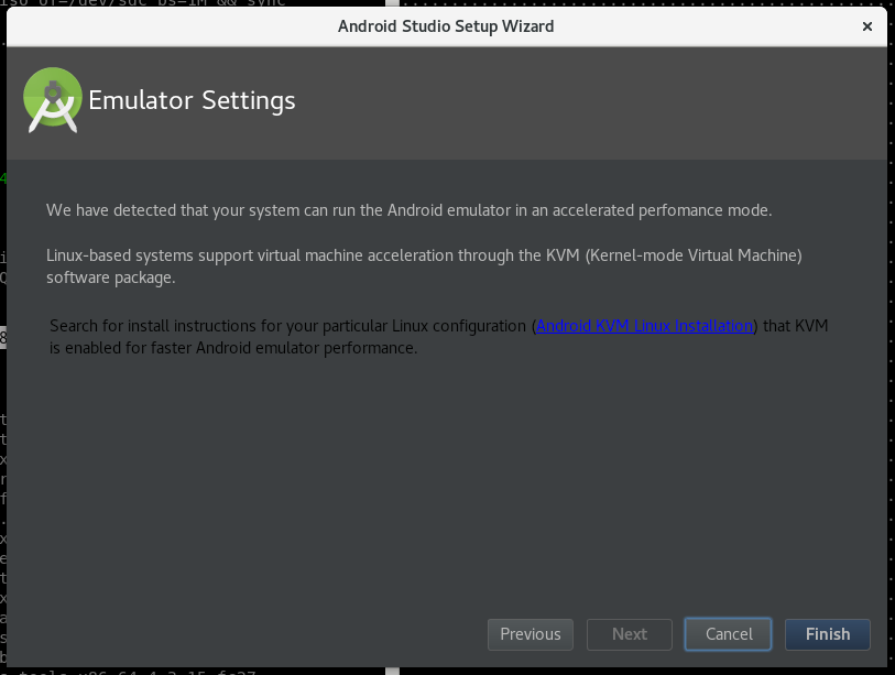 Android Studio Setup Wizard – Emulator Settings – 