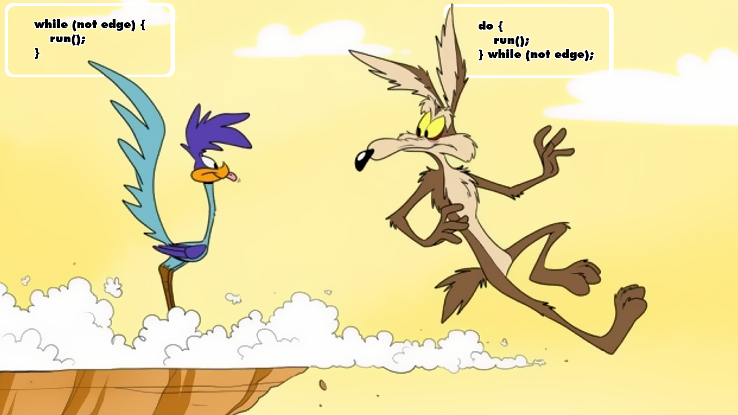 Cropped Wile E Coyote And Roadrunner Png Bytefreaks Net